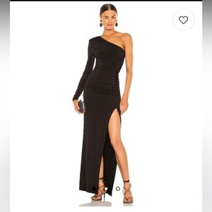 REVOLVE Gilly Maxi Dress in Black Michael Costello